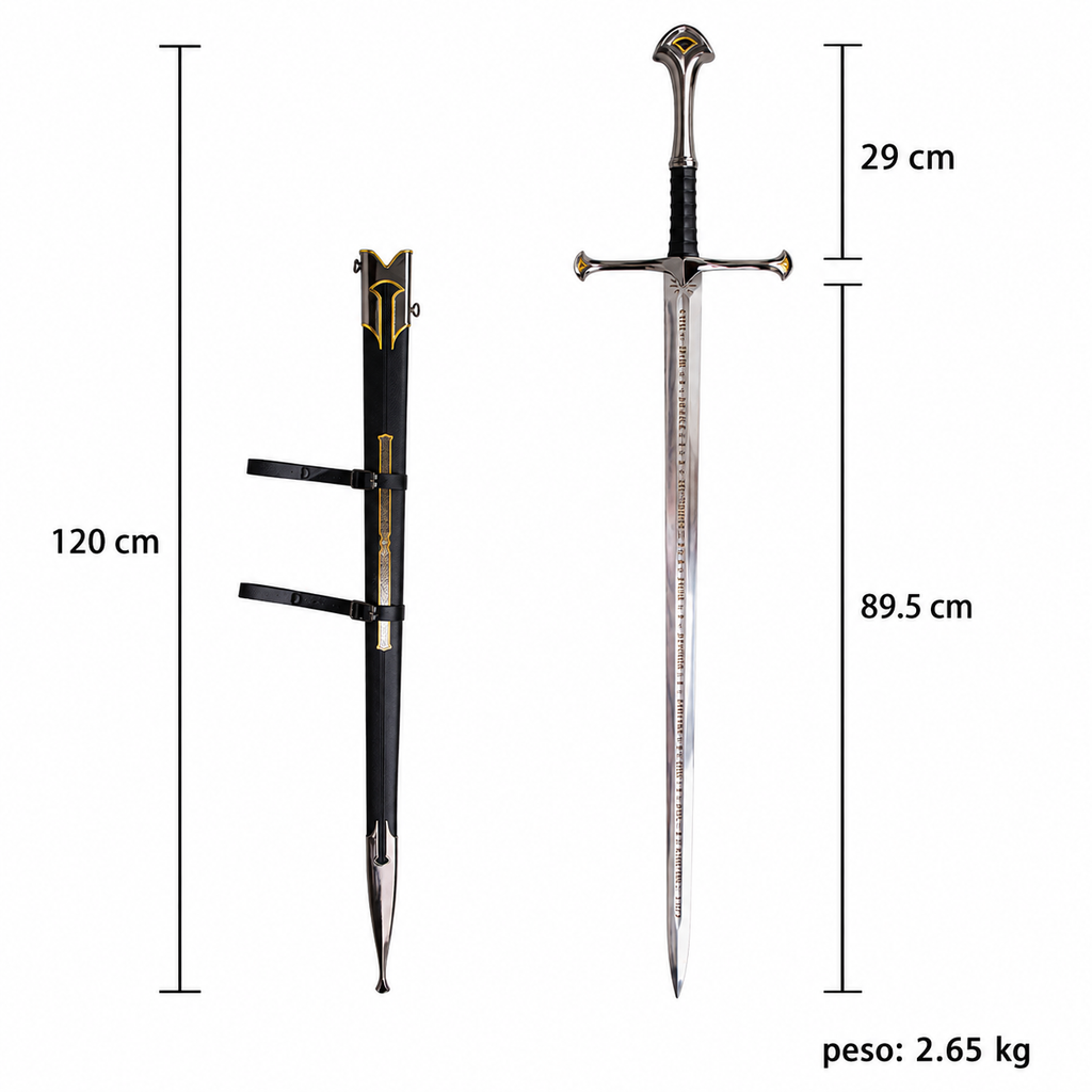 Espada Andúril Señor De Los Anillos Aragorn