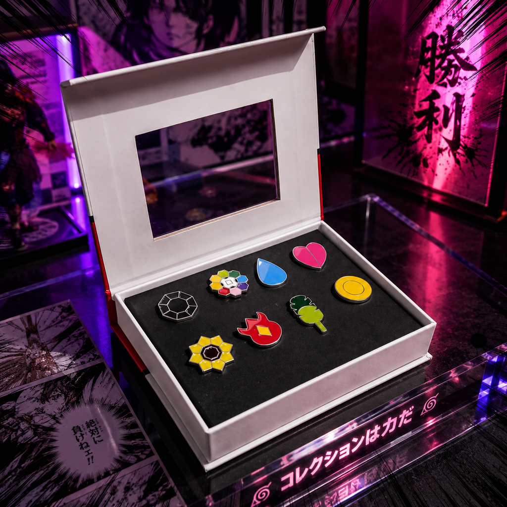 Set medallas Pokémon Kanto