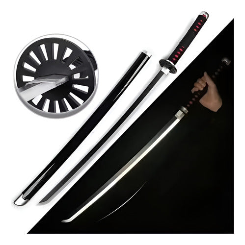 Katana Led Tanjiro Demon Slayer Usb Recargable
