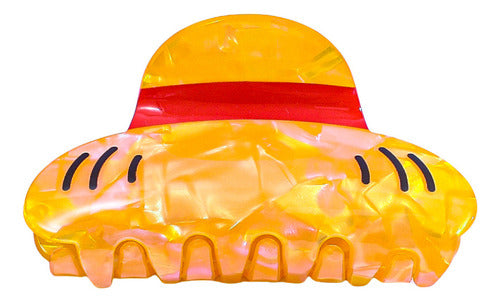 Pinche Cabello Sombrero Luffy One Piece Anime Kawaii