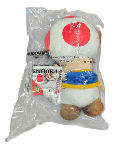 Peluche Toad - Super Mario Nintendo