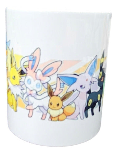 Tazón Mug Pokémon Eevee Evoluciones 325 Ml V2