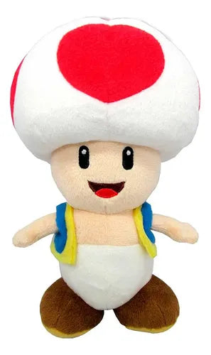 Peluche Toad - Super Mario Nintendo