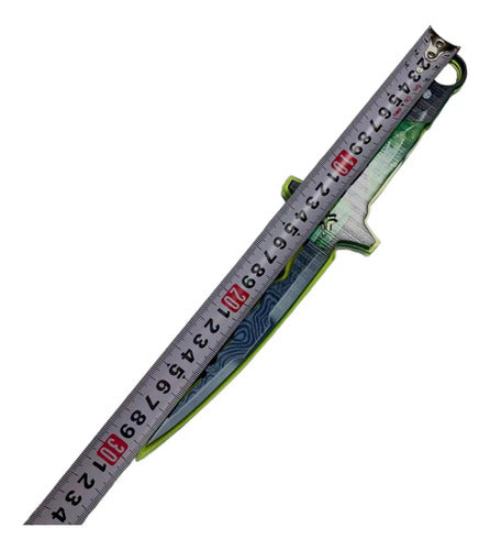 Cuchillo Valorant Vct Lock//in Collection Acrílico Led Verde