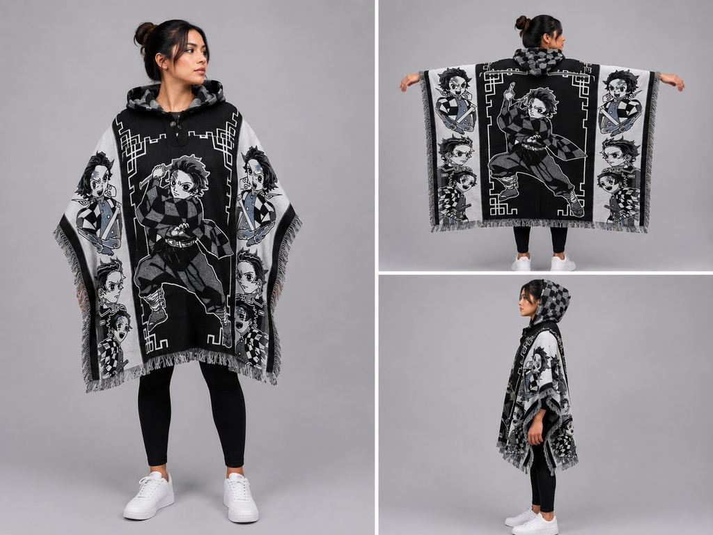 Poncho Kimetsu Tanjiro