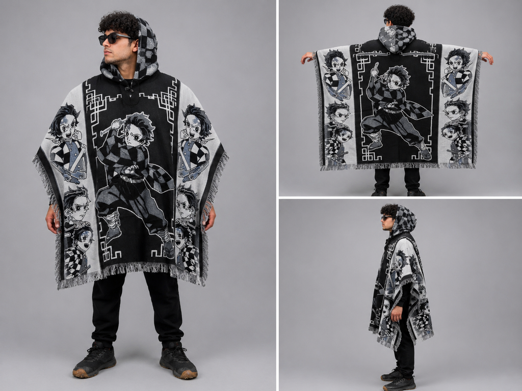 Poncho Kimetsu Tanjiro