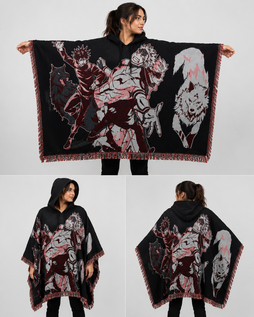 Poncho Jujutsu Kaisen Sukuna