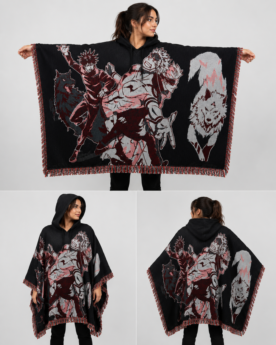 Poncho Jujutsu Kaisen Sukuna