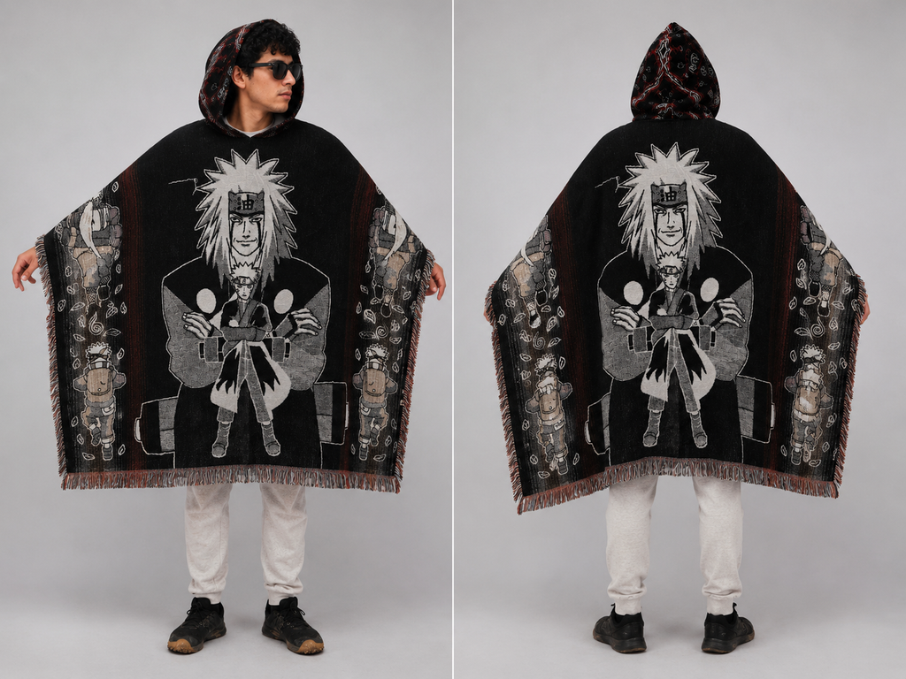 Poncho Naruto Jiraiya