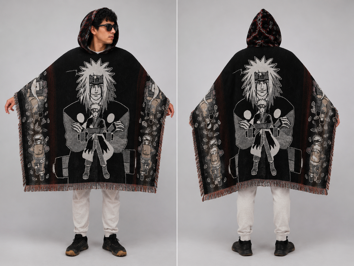 Poncho Naruto Jiraiya